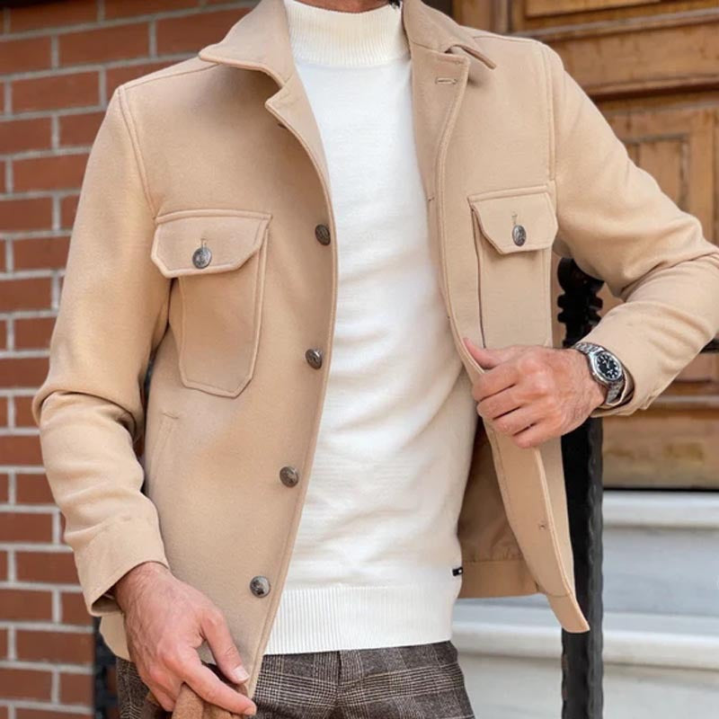 Autumn and winter men's casual men's jackets tops business coats