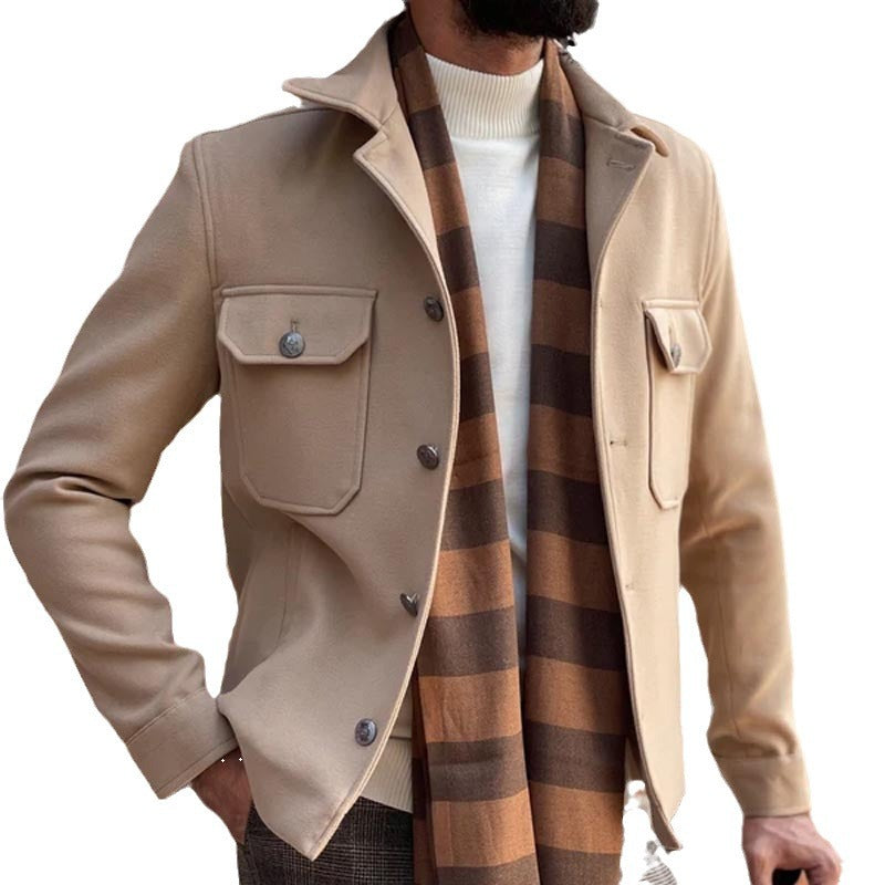 Autumn and winter men's casual men's jackets tops business coats